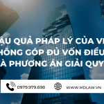 HẬU QUẢ PHÁP LÝ CỦA VIỆC KHÔNG GÓP ĐỦ VỐN ĐIỀU LỆ VÀ PHƯƠNG ÁN GIẢI QUYẾT