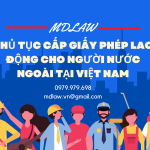 THỦ TỤC CẤP GIẤY PHÉP LAO ĐỘNG CHO NGƯỜI NƯỚC NGOÀI TẠI VIỆT NAM